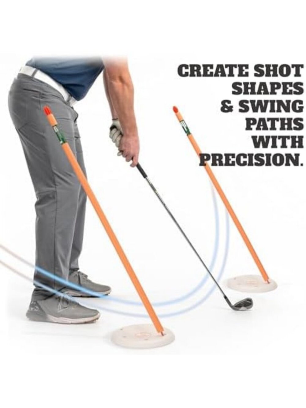 Discs & Rods Bundle - Golf Alignment Tools for Perfect Swing & Accuracy - Picture 2 of 5